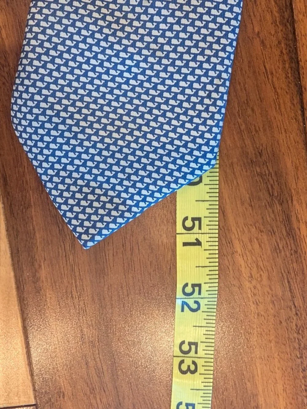 Boys Vineyard Vines Tie - Navy with Micro white Logo Whales